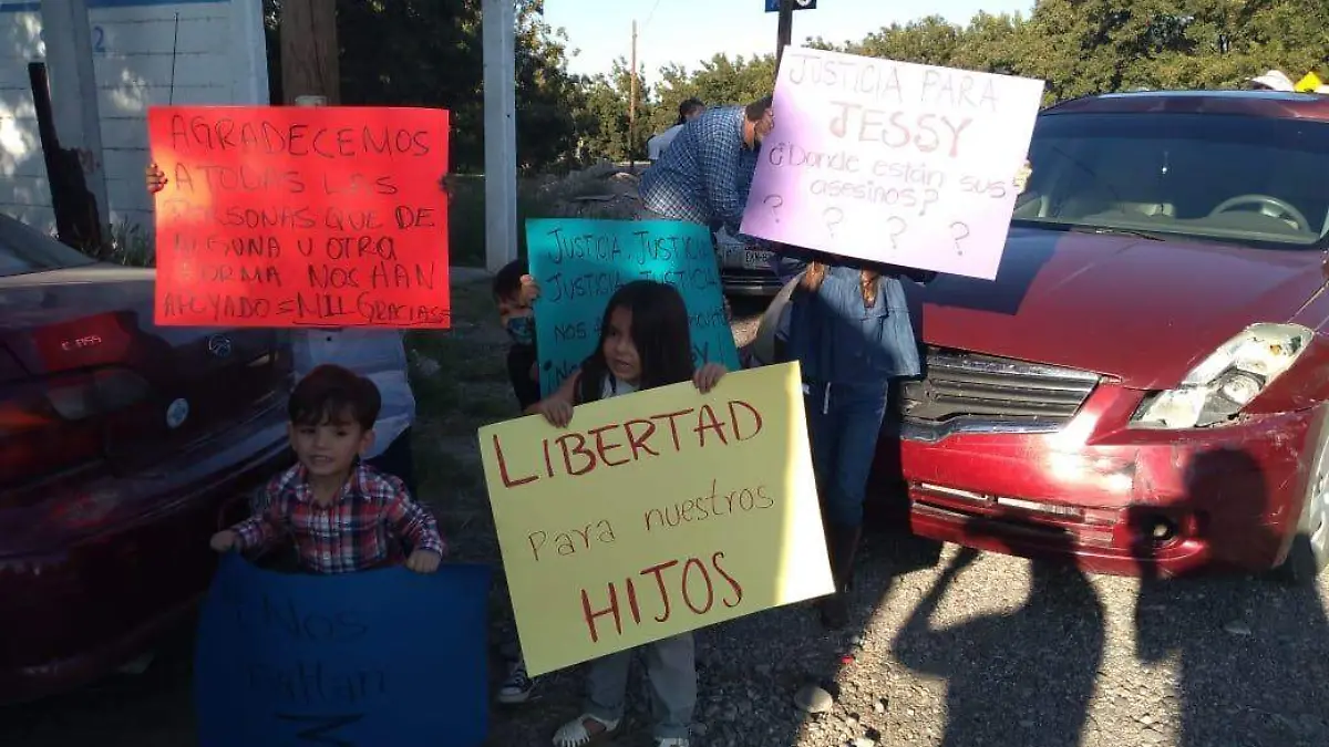 Manifestacion por agricultores detenidos